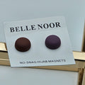 Brown - Purple No Snag Hijab Pin - BelleNoor
