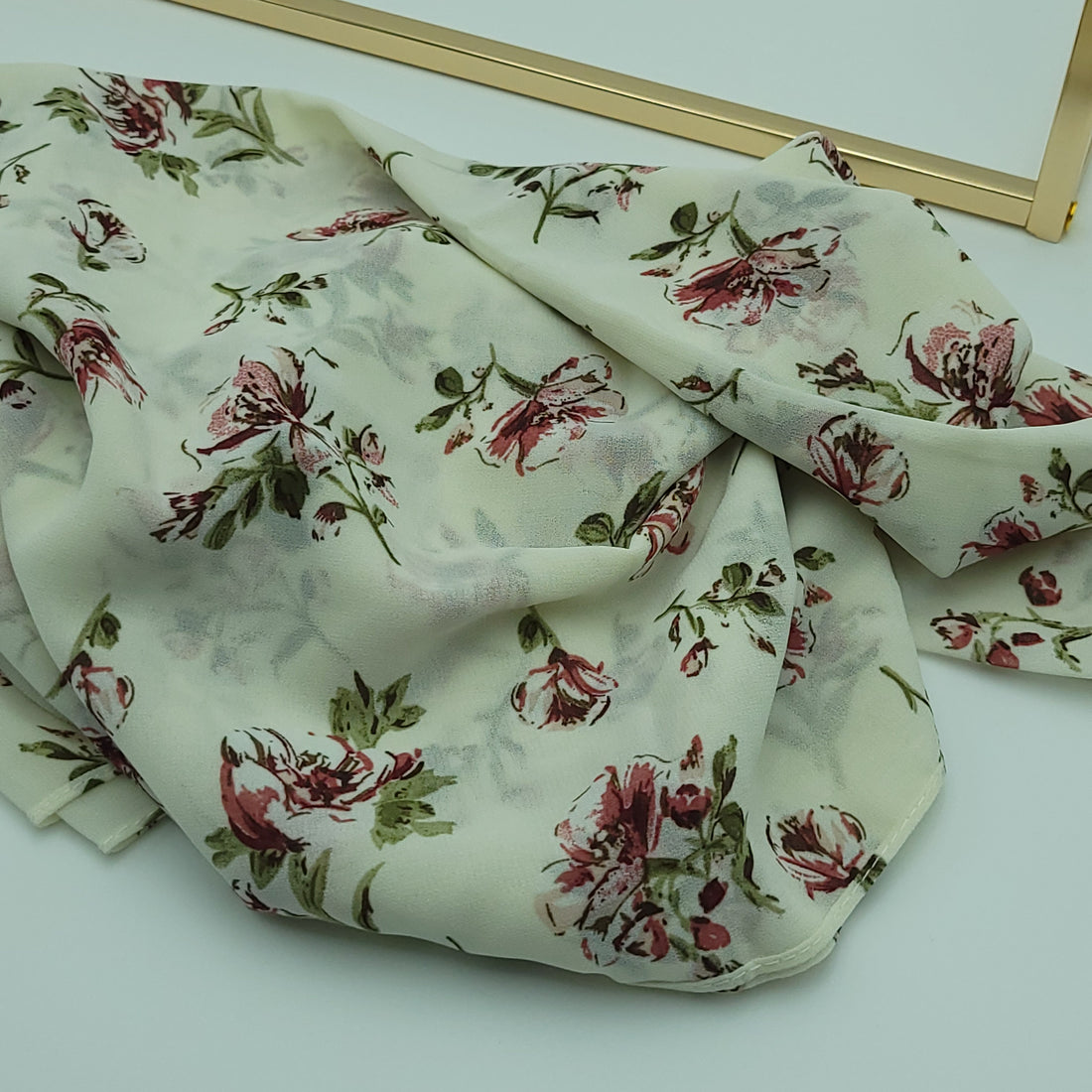 Cream Floral - BelleNoor